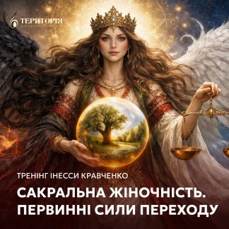 Унікальний тренінг від  Інесси Кравченко - Сакральна жіночність. Первинні сили переходу