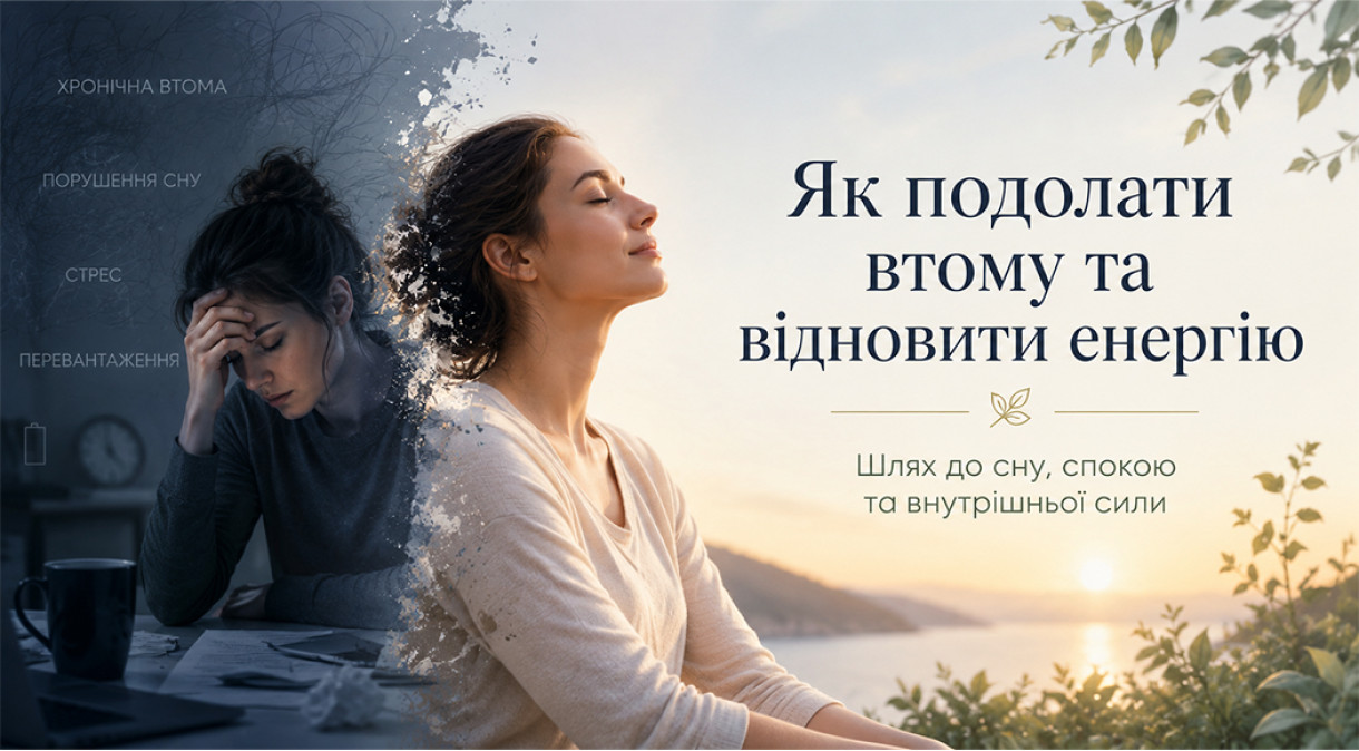 Як подолати постійну втому та відновити внутрішню енергію