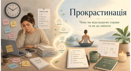 Прокрастинація: як подолати звичку відкладати справи на потім Прокрастинація: як подолати звичку відкладати справи на потім
